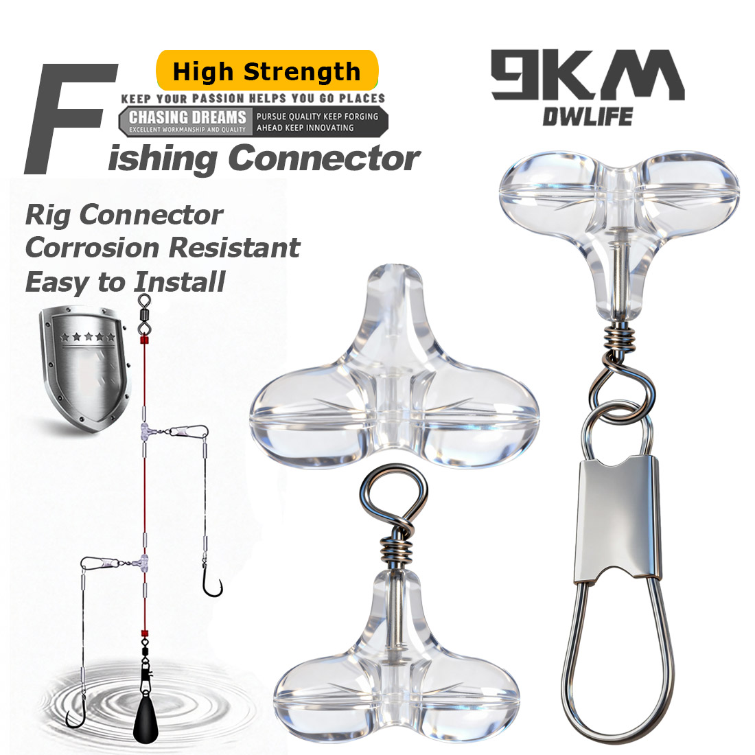 Fishing Lure Accessories - Cuentas de Pesca en Forma de