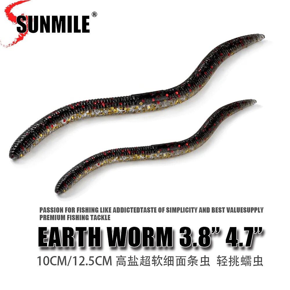 Fishing Lure Soft Plastic - Señuelo de pesca suave SUNMILE, 10cm,