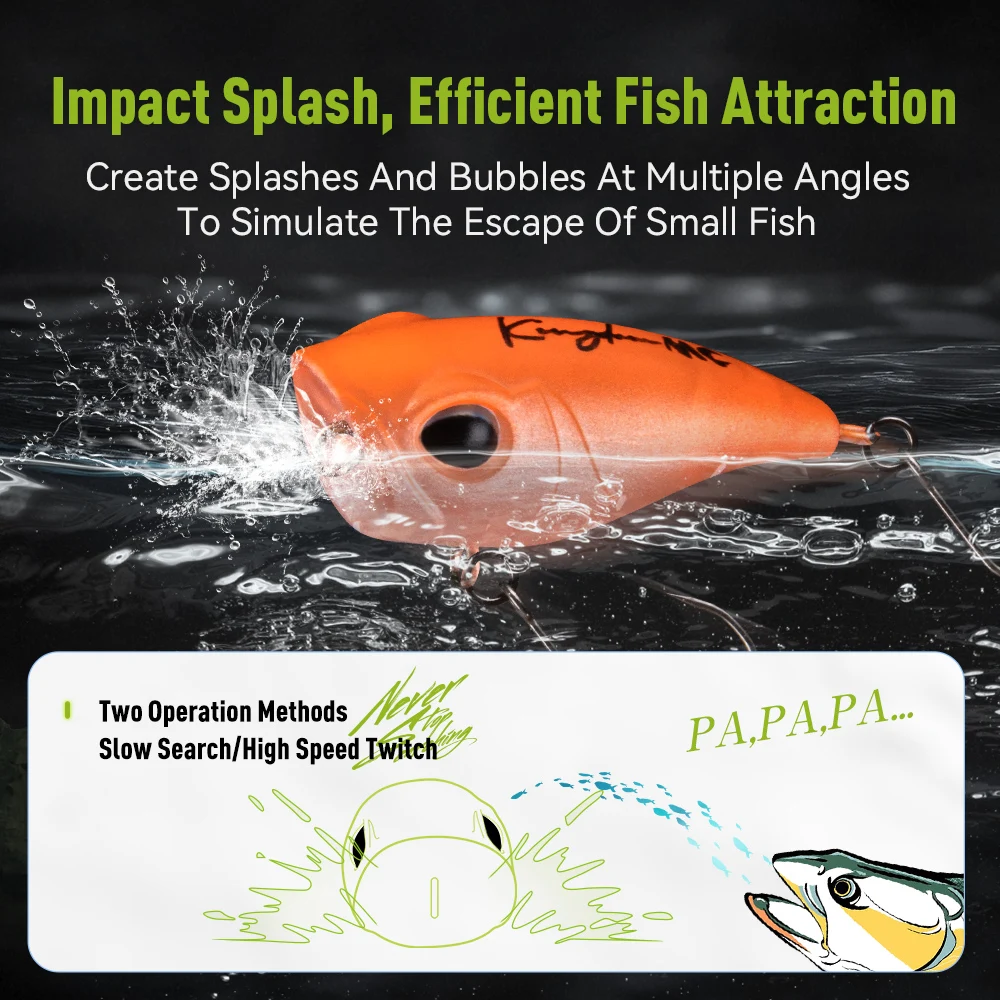 Kingdom Micro Expert Topwater  - Fishing Lure Popper reseña y precio