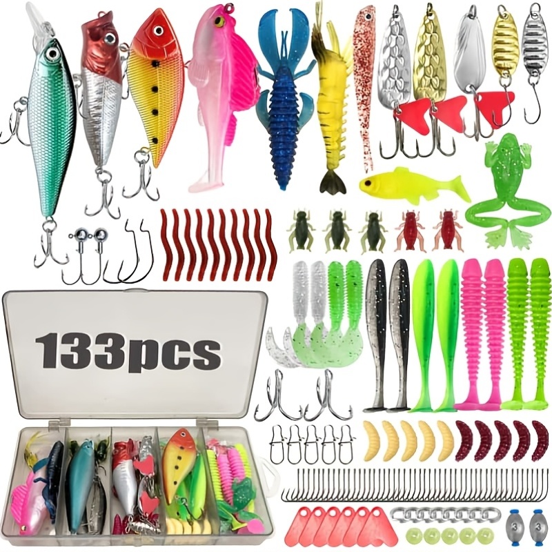 Kit de 133 piezas de señuelos  - Fishing Lure Jig reseña y precio