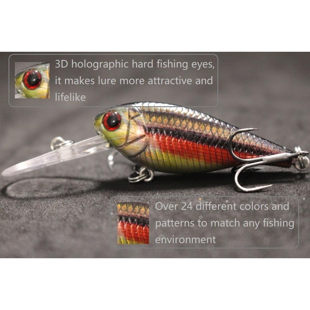 WLure-señuelo de pesca Crankba - Fishing Lure Crankbait reseña y precio