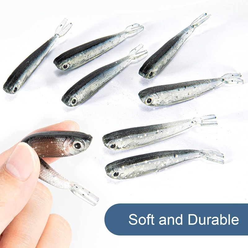 10/20/30 unidades de señuelo b - Fishing Lure Soft Plastic reseña y precio